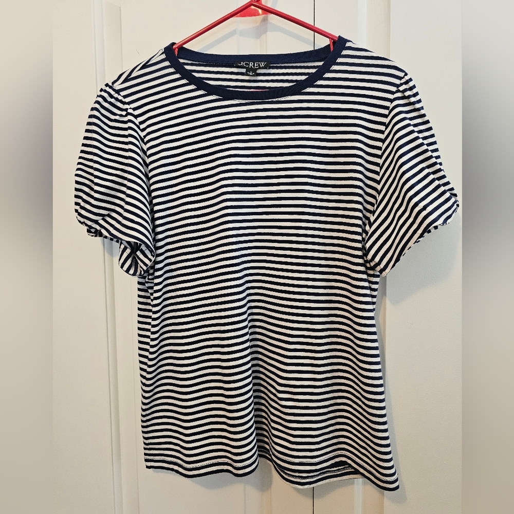 J. Crew Puff Sleeve T Shirt